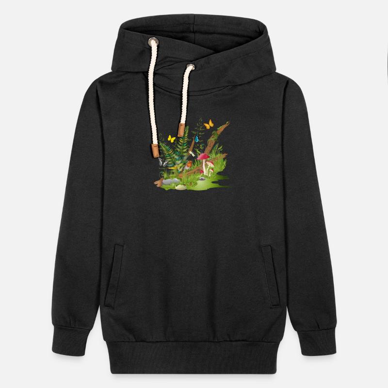 a piece of nature on the edge of the forest