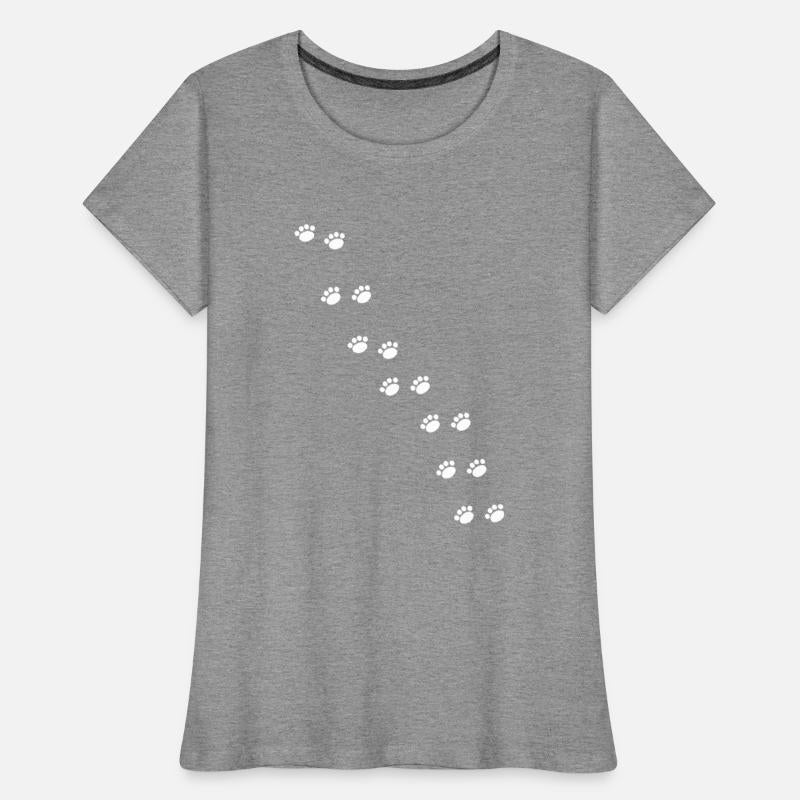 Cat Paw Prints (White)