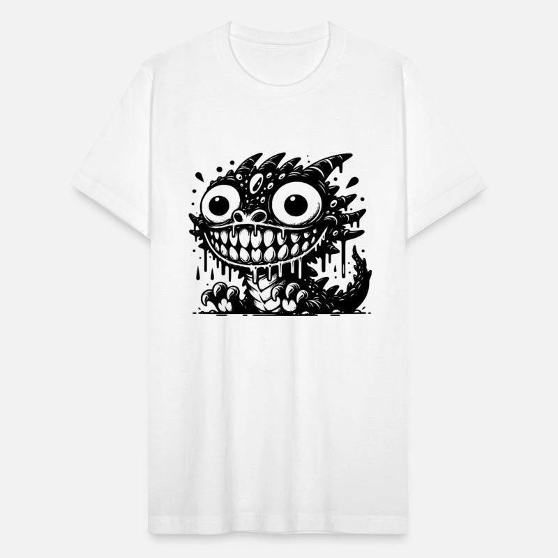 Cheeky Cartoon Monster With A Demonic Smile