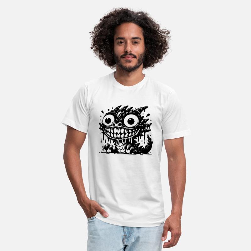 Cheeky Cartoon Monster With A Demonic Smile