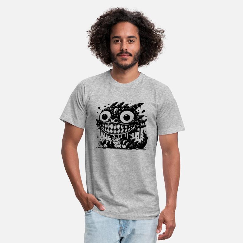 Cheeky Cartoon Monster With A Demonic Smile