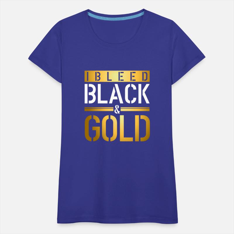 I Bleed Black Gold Dark