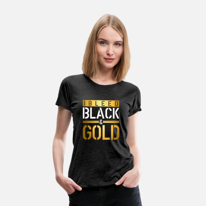 I Bleed Black Gold Dark