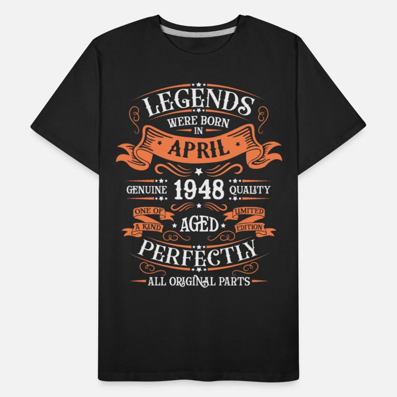 Legends Were Born In April 1948 Aged Perfectly