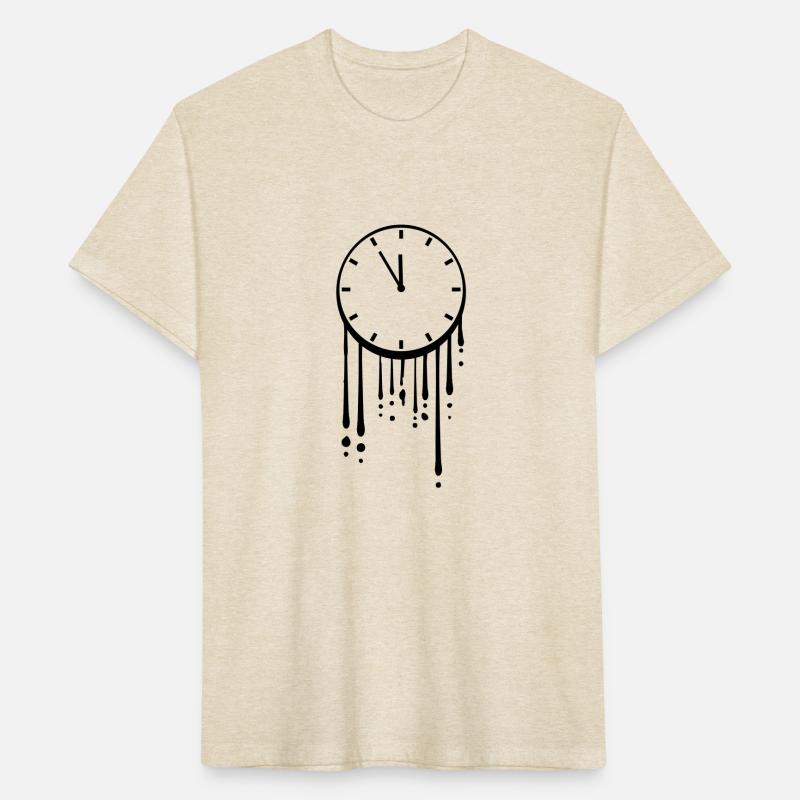 Melting clock drop