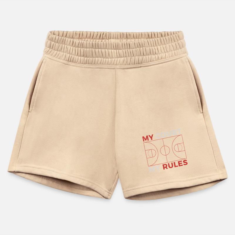 MY COURT MY RULES BASKETBALL RED GREY GRUNGE