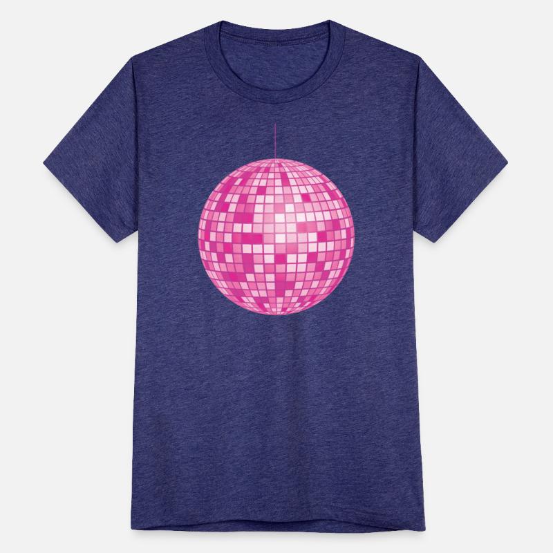 Pink Retro Disco Mirror Ball