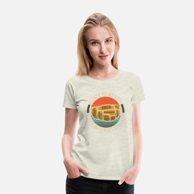 Potato Vegetable Shirt, Potato Prime Cuts Vegan