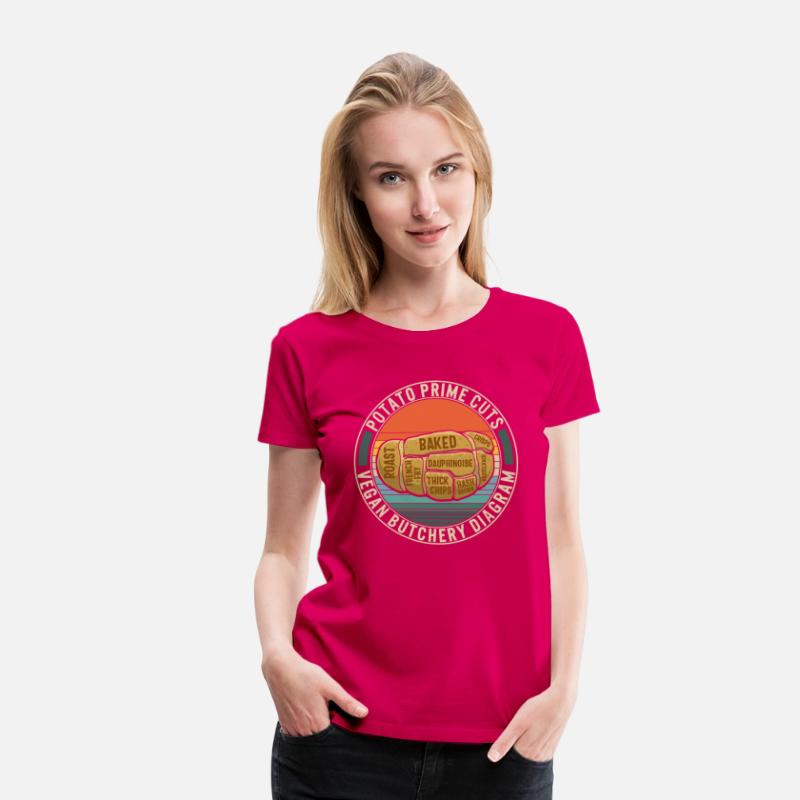 Potato Vegetable Shirt, Potato Prime Cuts Vegan