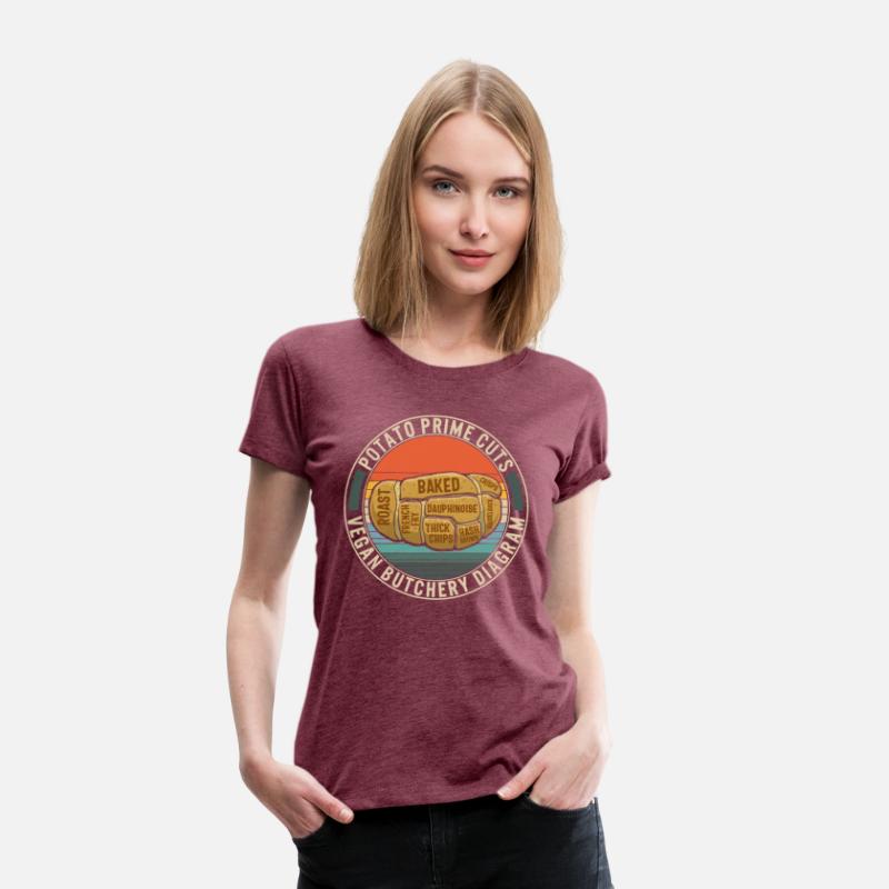 Potato Vegetable Shirt, Potato Prime Cuts Vegan