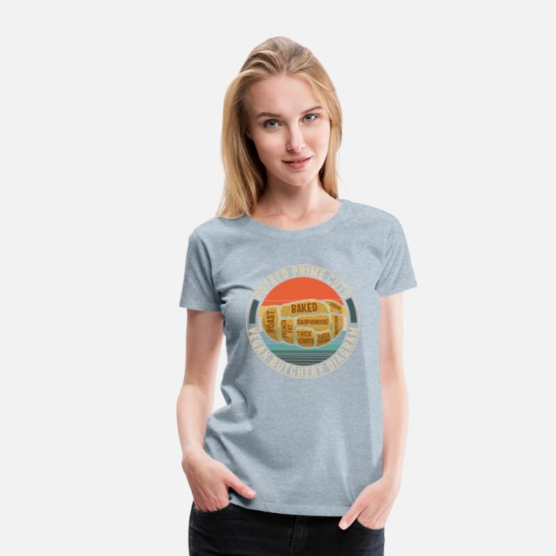 Potato Vegetable Shirt, Potato Prime Cuts Vegan