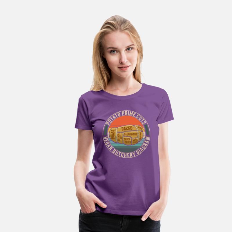 Potato Vegetable Shirt, Potato Prime Cuts Vegan