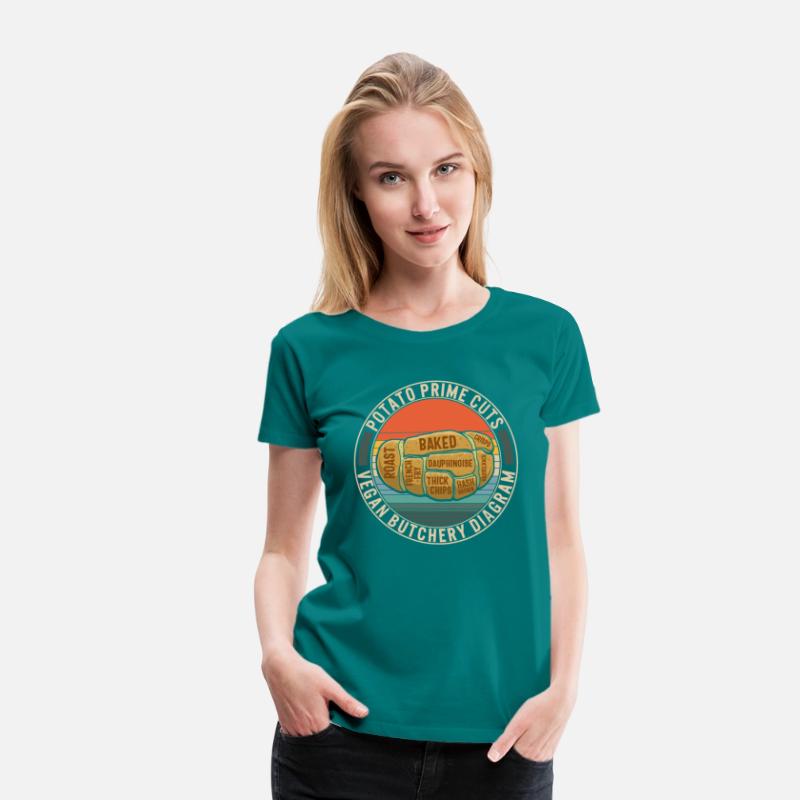 Potato Vegetable Shirt, Potato Prime Cuts Vegan