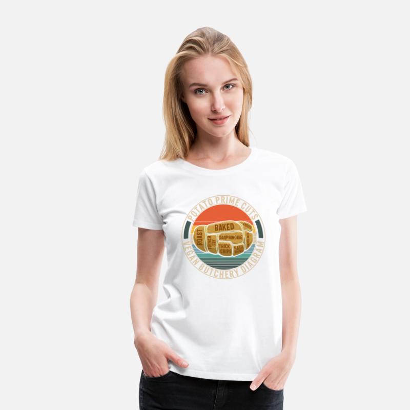 Potato Vegetable Shirt, Potato Prime Cuts Vegan
