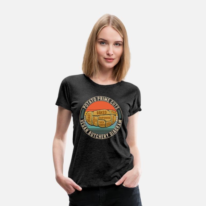 Potato Vegetable Shirt, Potato Prime Cuts Vegan