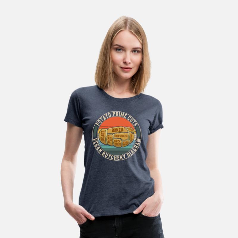 Potato Vegetable Shirt, Potato Prime Cuts Vegan