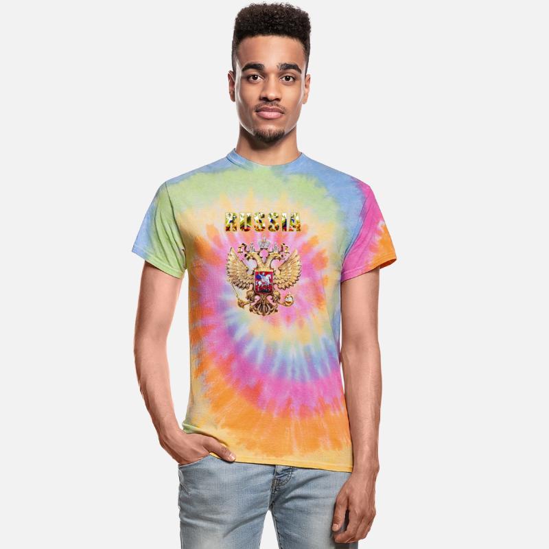 Russian Double Headed Eagle Gold t shirt russia