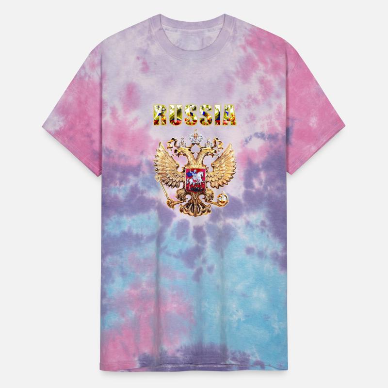 Russian Double Headed Eagle Gold t shirt russia