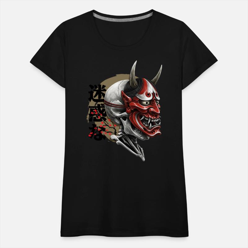 Skeleton Hannya mask demon Oni Aesthetics Japanese