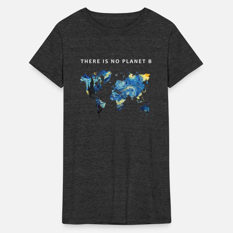 There Is No Planet B Starry Night World Map