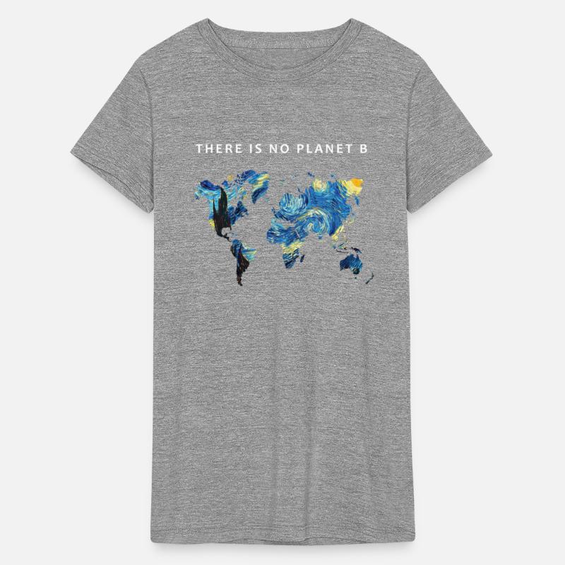 There Is No Planet B Starry Night World Map
