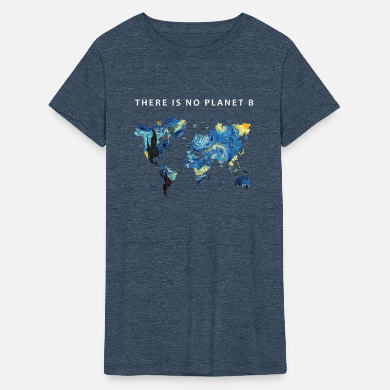 There Is No Planet B Starry Night World Map