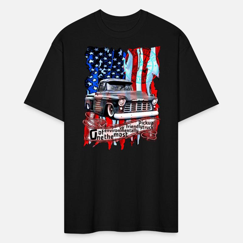 V8 American Pickup custom Truck Fun Flag