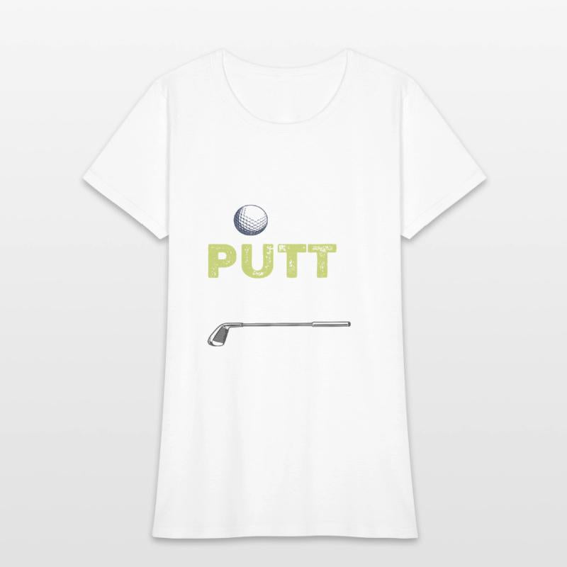 Vintage Golfer Shirt Swing Roll Putt Repeat Funny